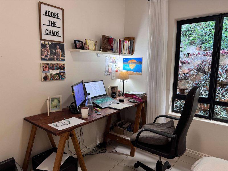 Photo of the home working space in a private home in Ballito, Durban, South Africa