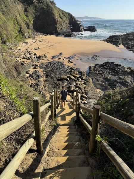 Photo of the walk to