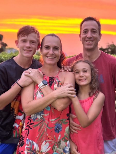 Photo of Lauren's family in Ballito, Durban, South Africa