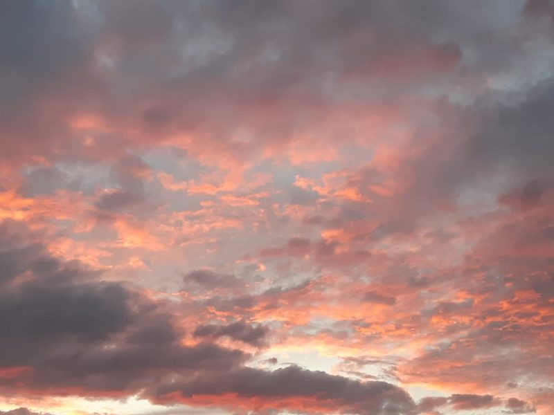 Foto des Abendrots