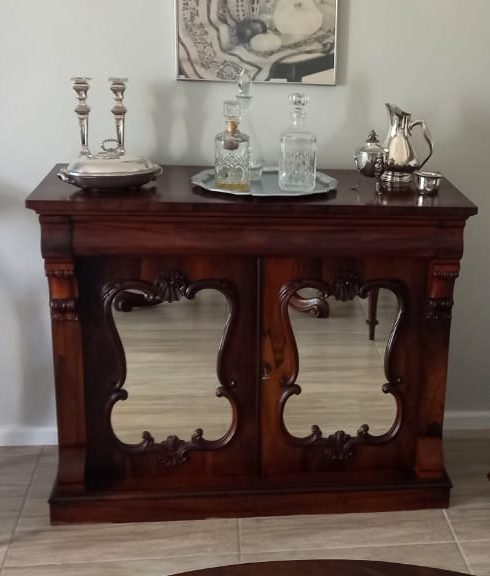 Rosewood sideboard - silent observer of many happy dining moments.