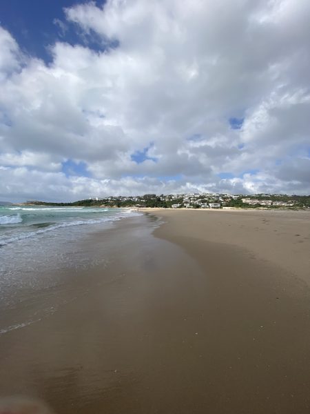 Lookout beach on a summer”s day stroll.