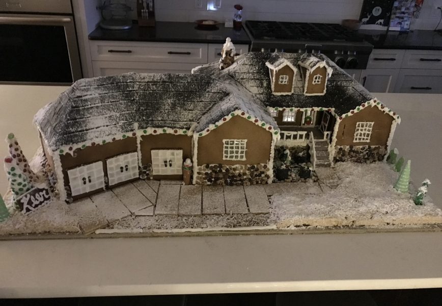 Gingerbread House - replica of the Keer family homestead near Calgary