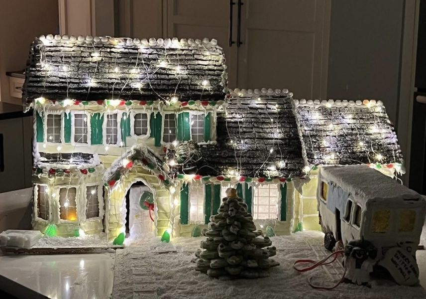Gingerbread House - replica of a family home in SW Calgary