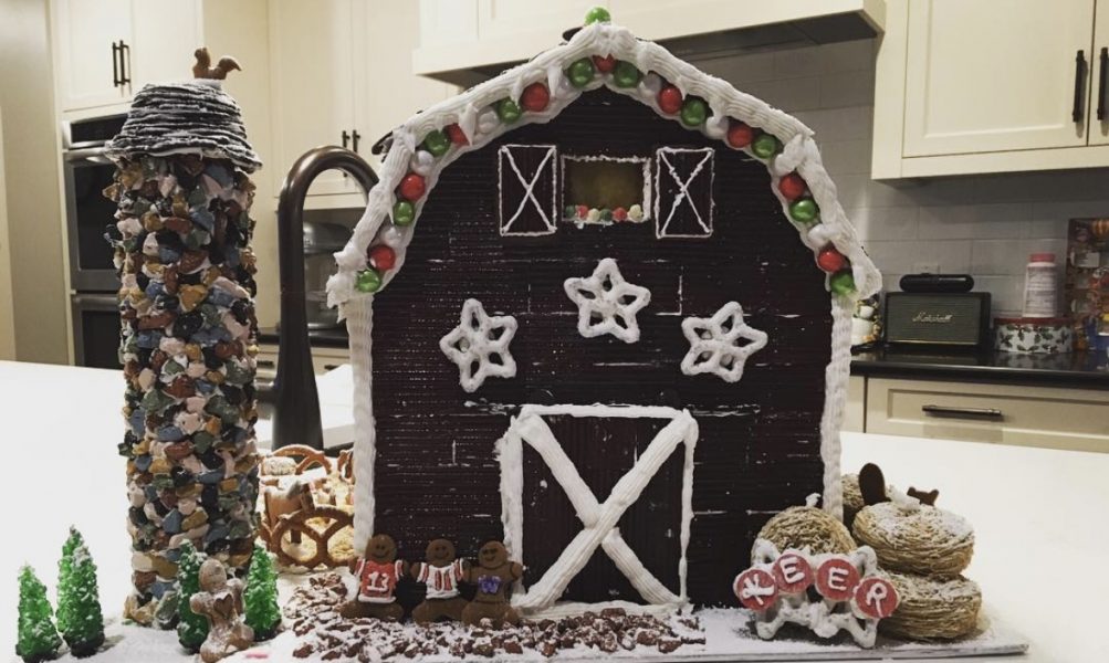 Gingerbread House - replica of the original Keer homestead near Calgary