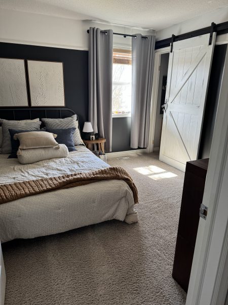 Bedroom on a canadian family ranch