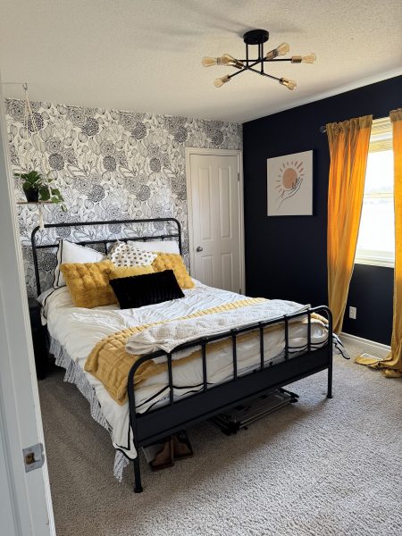 Bedroom on a canadian family ranch