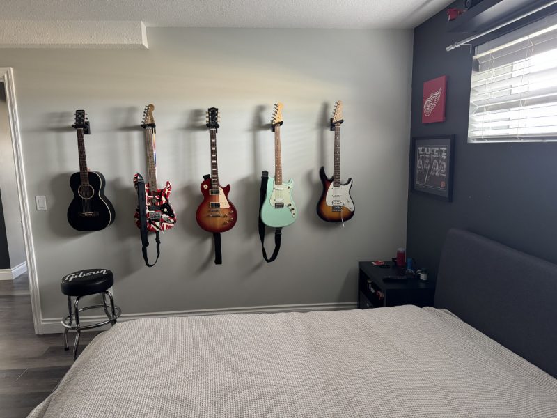 Bedroom on a canadian family ranch