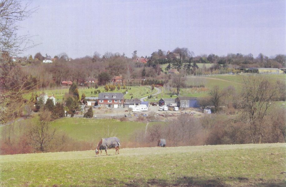 Photo showing an overview and the state of the property when purchased