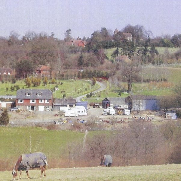 Photo showing an overview and the state of the property when purchased