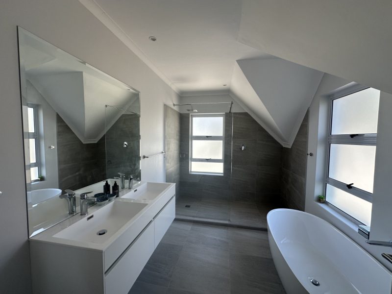 Photo of the main bathroom - the first to be renovated so far.