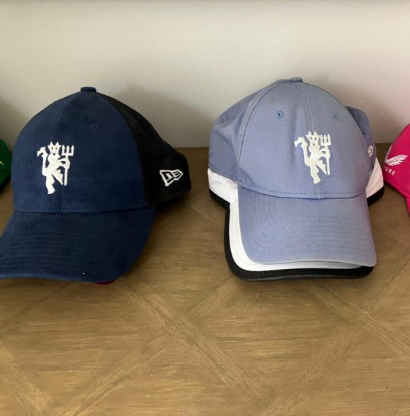 Photo of Manchester United caps