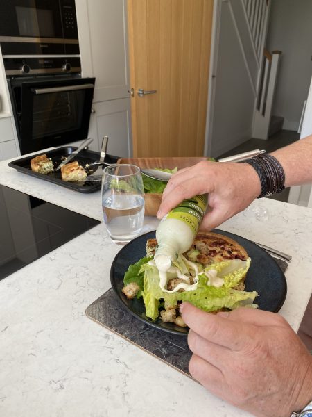 Photo of a meal preparation
