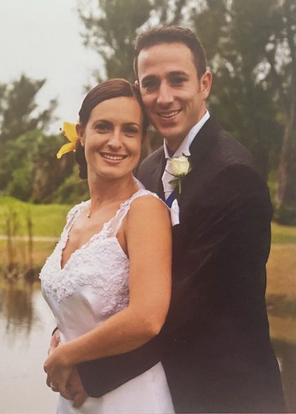 Photo of a bridal couple