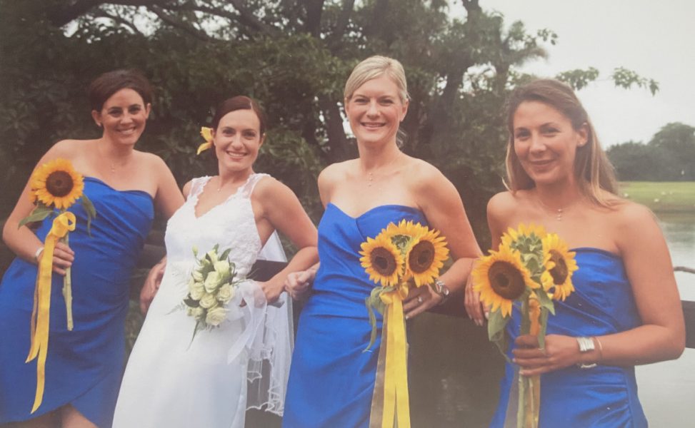 Photo of a bridal party
