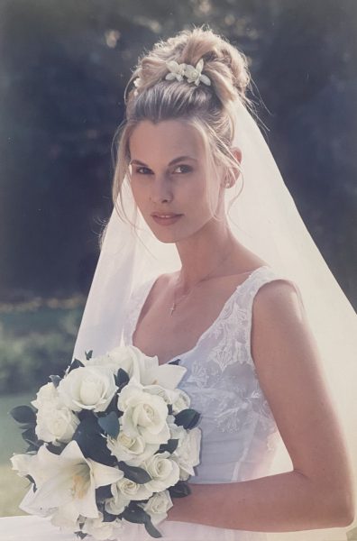 Photo of a bridal bouquet