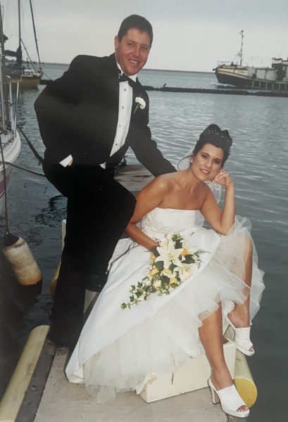 Photo of a bridal couple