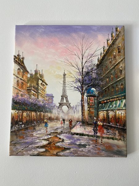 Photo of an artwork bought on a special trip to Paris